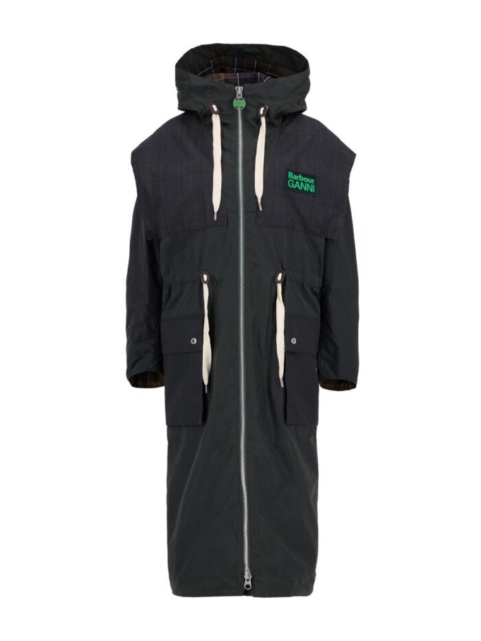 BARBOUR X GANNI WAXED COTTON PARKA