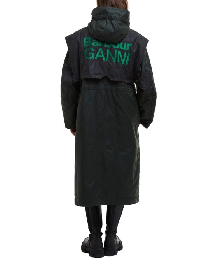 BARBOUR X GANNI WAXED COTTON PARKA