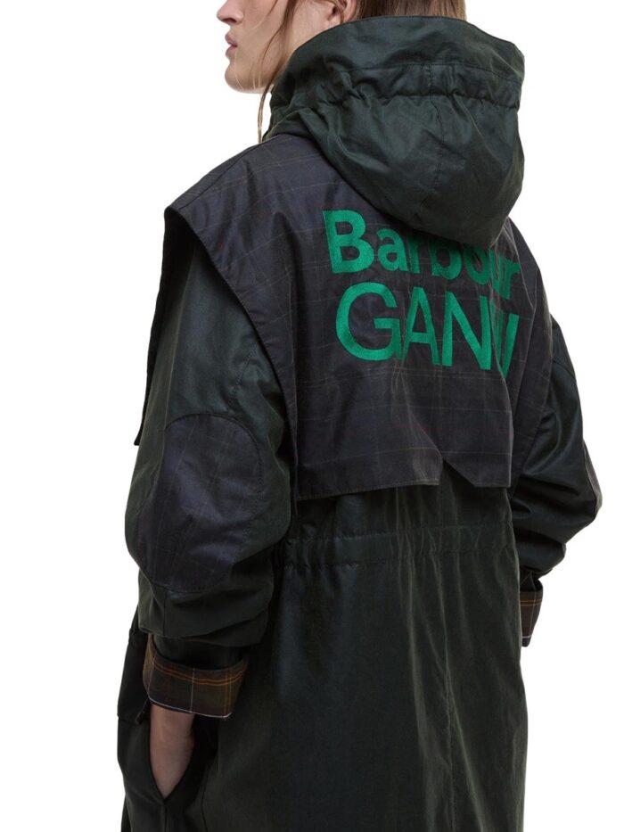 BARBOUR X GANNI WAXED COTTON PARKA