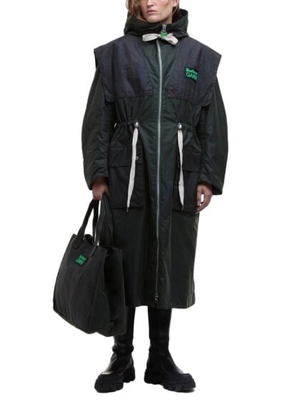 BARBOUR X GANNI WAXED COTTON PARKA