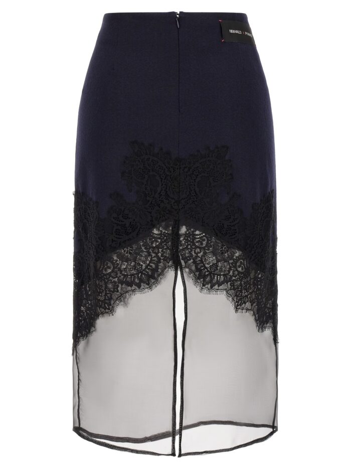 Bardazzi X PINKO Blue 'Botticino' Skirt