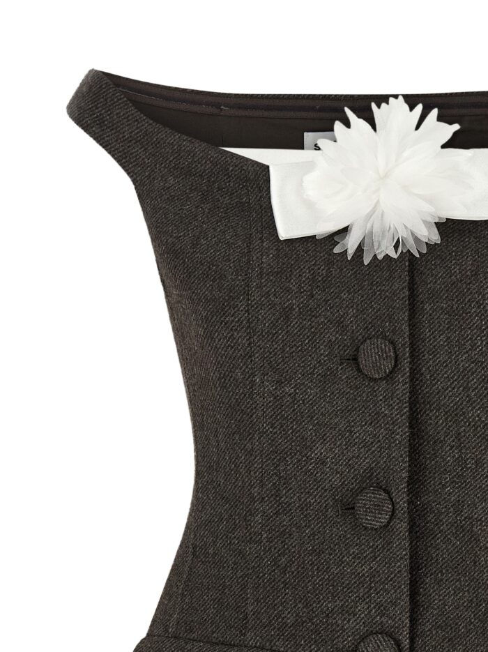 SELF PORTRAIT Bardot Neckline Dress