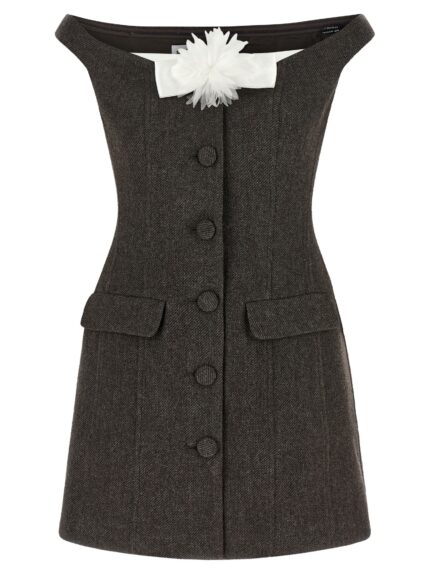 SELF PORTRAIT Bardot Neckline Dress
