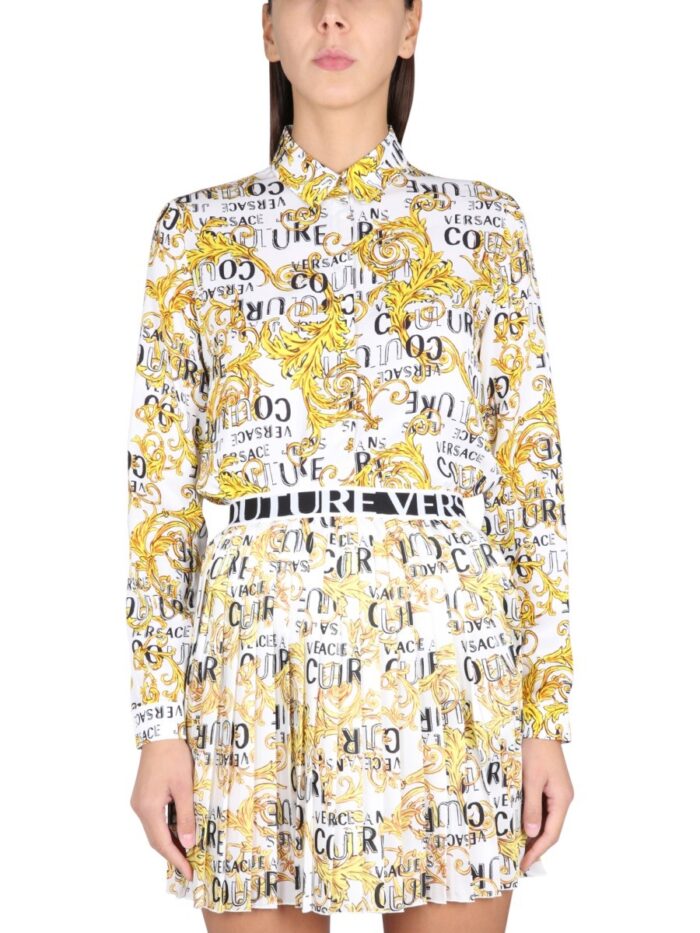 versace jeans couture baroque patterned shirt Versace Jeans Couture BAROQUE PATTERNED SHIRT