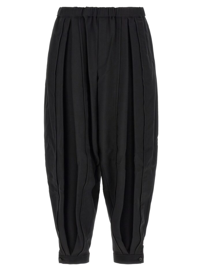 comme des garcons black barrel leg pants COMME DES GARCONS BLACK Barrel Leg Pants