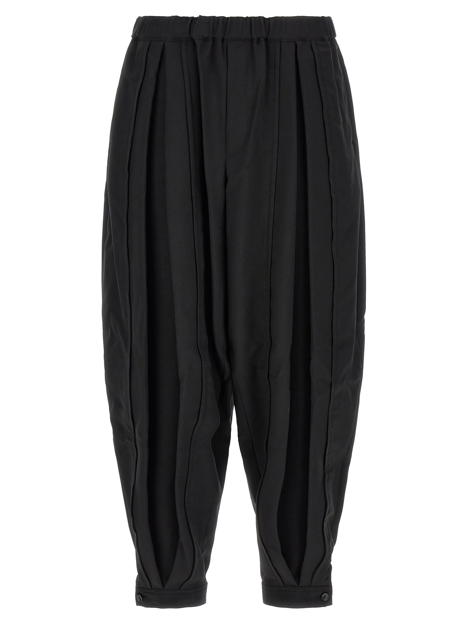 COMME DES GARCONS BLACK Barrel Leg Pants