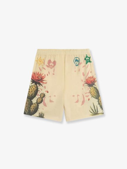 Barrow Cotton Bermuda Shorts With Cactus Print