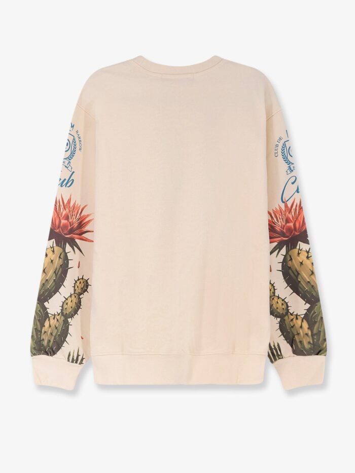 Barrow Cotton Sweatshirt With Cactus Print