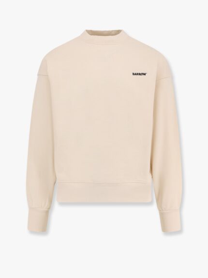 Barrow Cotton Sweatshirt With Iconic Charm