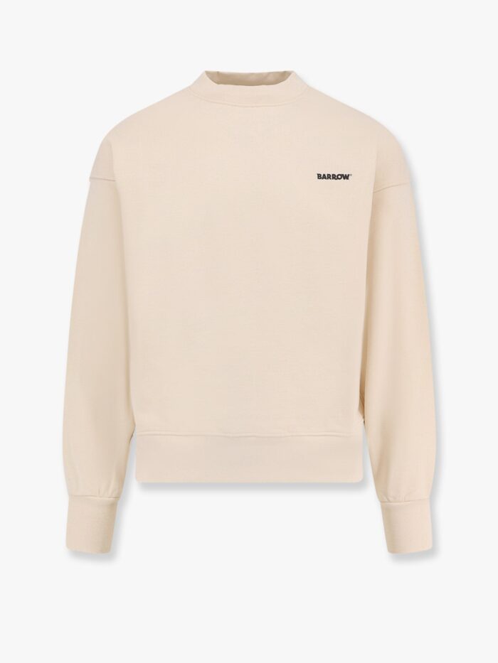 Barrow Cotton Sweatshirt With Iconic Charm