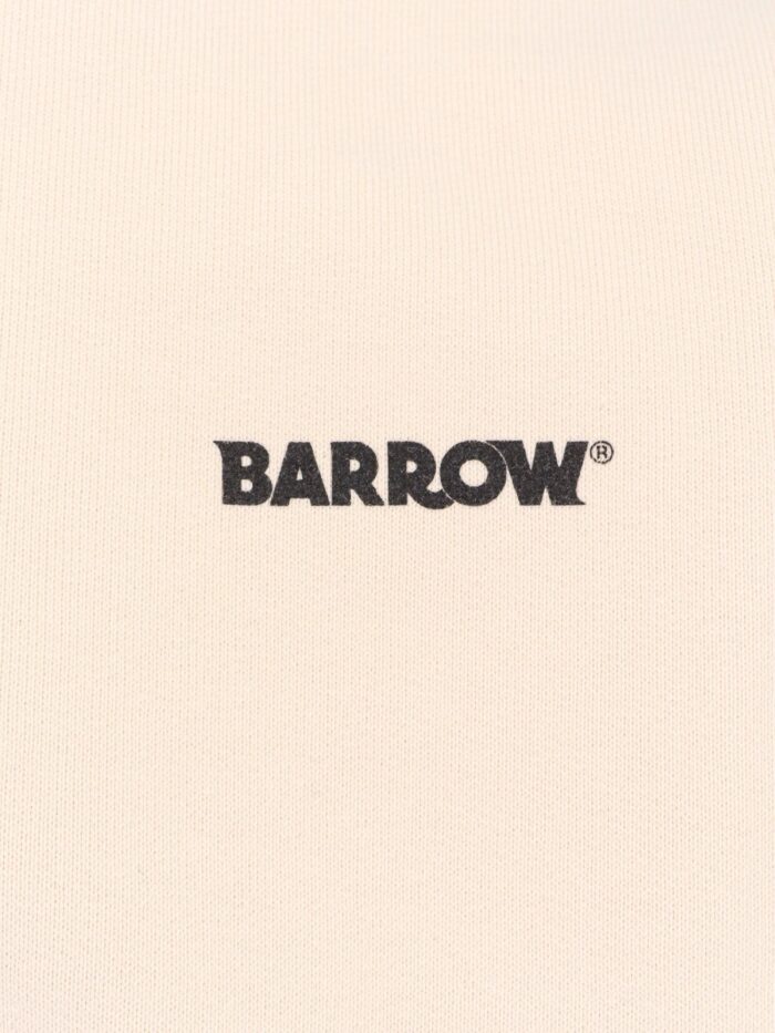 Barrow Cotton Sweatshirt With Iconic Charm