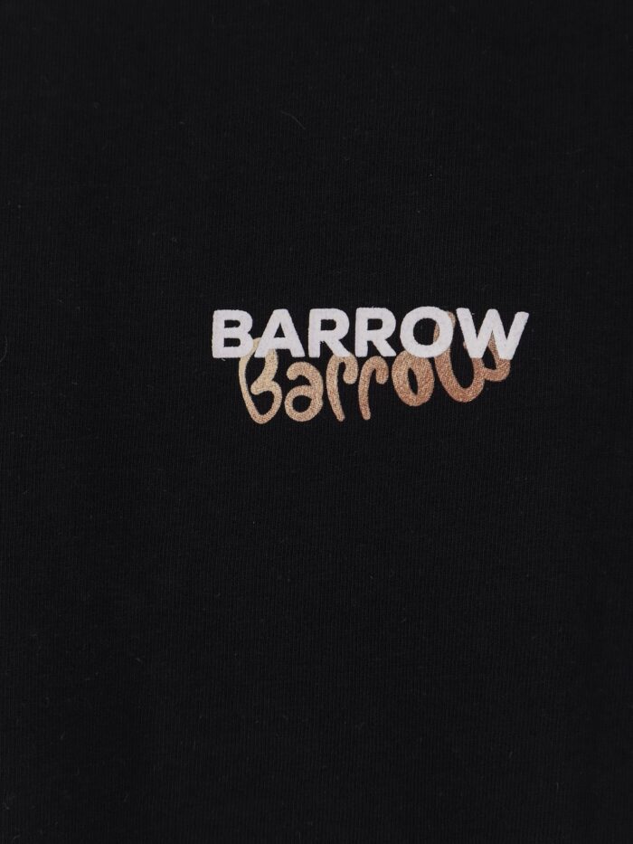 Barrow Cotton T-shirt With Frontal Logo Print