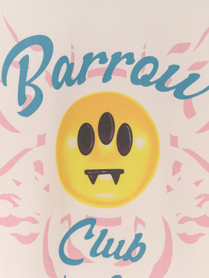 Barrow Cotton T-shirt With Frontal Logo Print