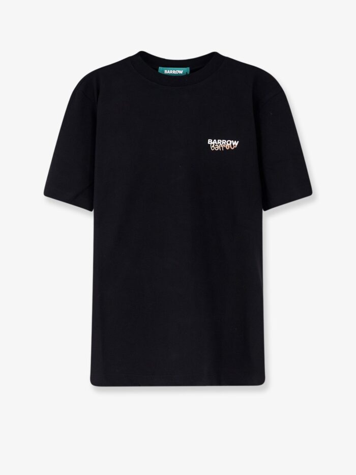 Barrow Cotton T-shirt With Frontal Logo Print