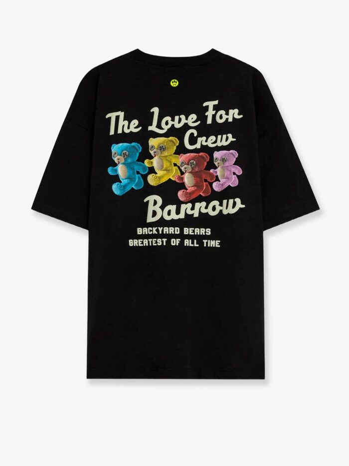 Barrow Cotton T-shirt With Logo Print On The Front