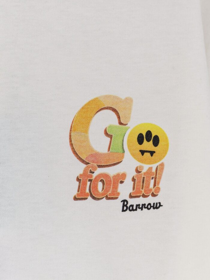 Barrow Cotton T-shirt With Print On The Front