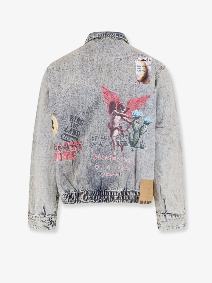 Barrow Denim Jacket With Front Print