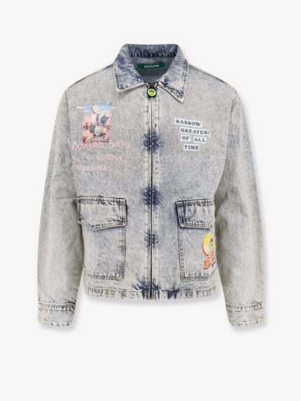Barrow Denim Jacket With Front Print