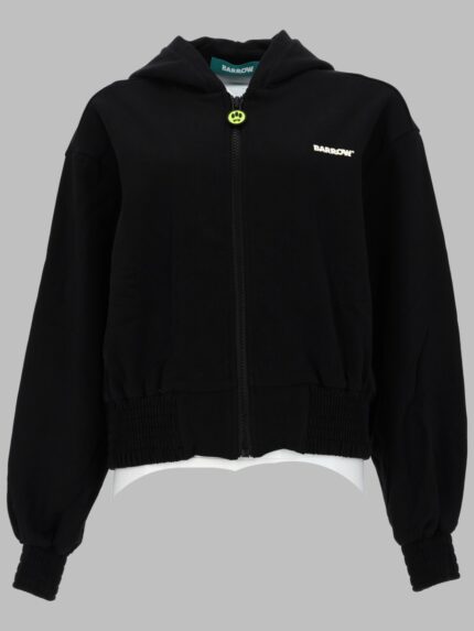 Barrow FELPA CON ZIP E CAPPUCCIO