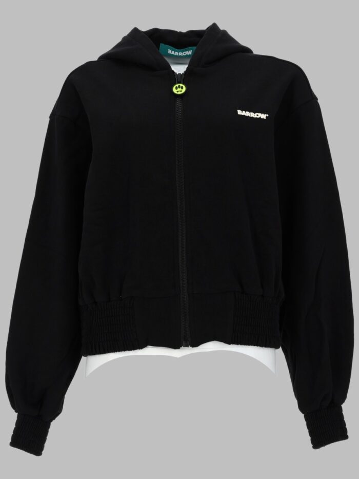 Barrow FELPA CON ZIP E CAPPUCCIO