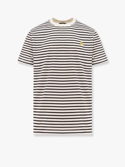 Barrow Striped Cotton T-shirt With Logo Embroidery