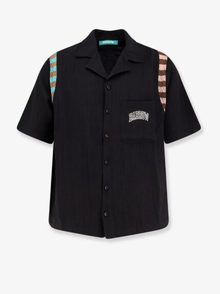 Barrow Viscose Blend Shirt With Forntal Logo Print