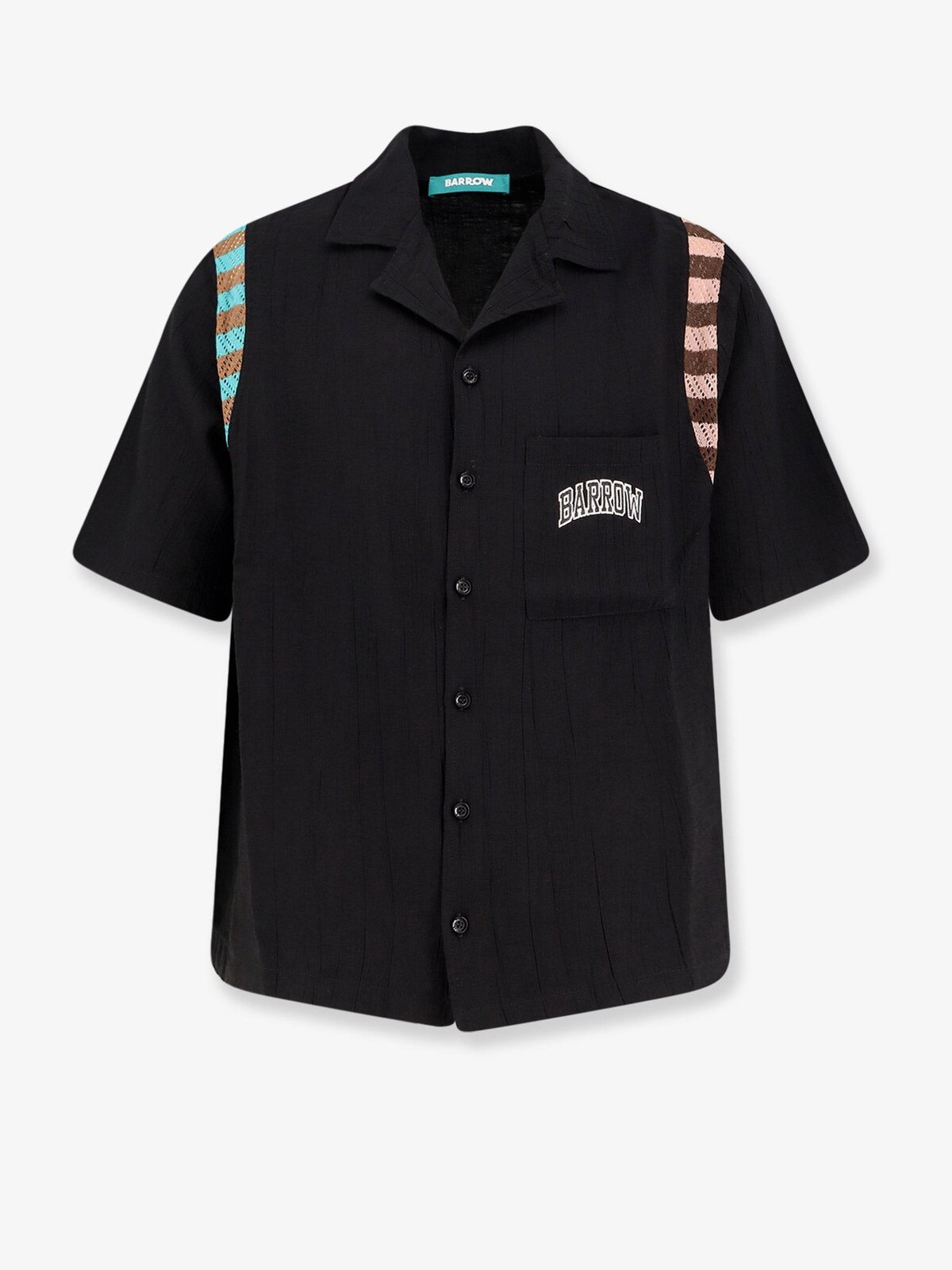 Barrow Viscose Blend Shirt With Forntal Logo Print