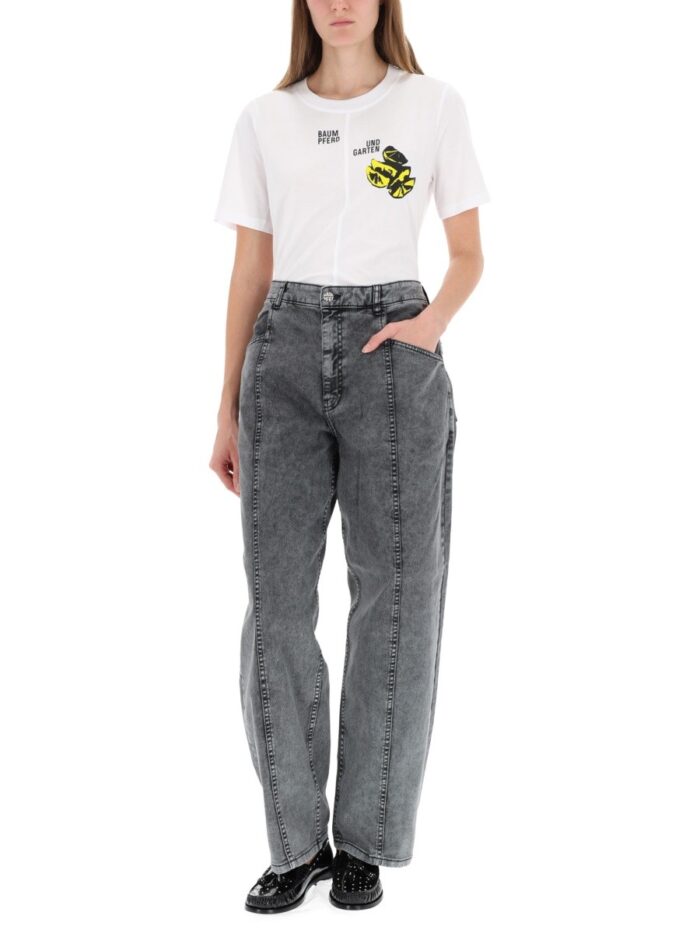 baum und pferdgarten asymmetrical "jawos" t shirt BAUM UND PFERDGARTEN ASYMMETRICAL "JAWOS" T-SHIRT