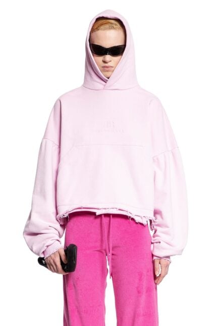 Bb Balenciaga Cropped Hoodie