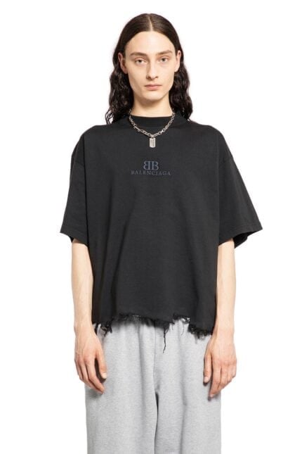 Bb Classic Balenciaga Cropped T-shirt