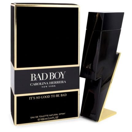 Bad Boy By Carolina Herrera - Eau De Toilette Spray 3.4 Oz