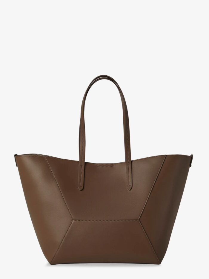 Brunello Cucinelli Bc Duo Hammered Leather Handbag