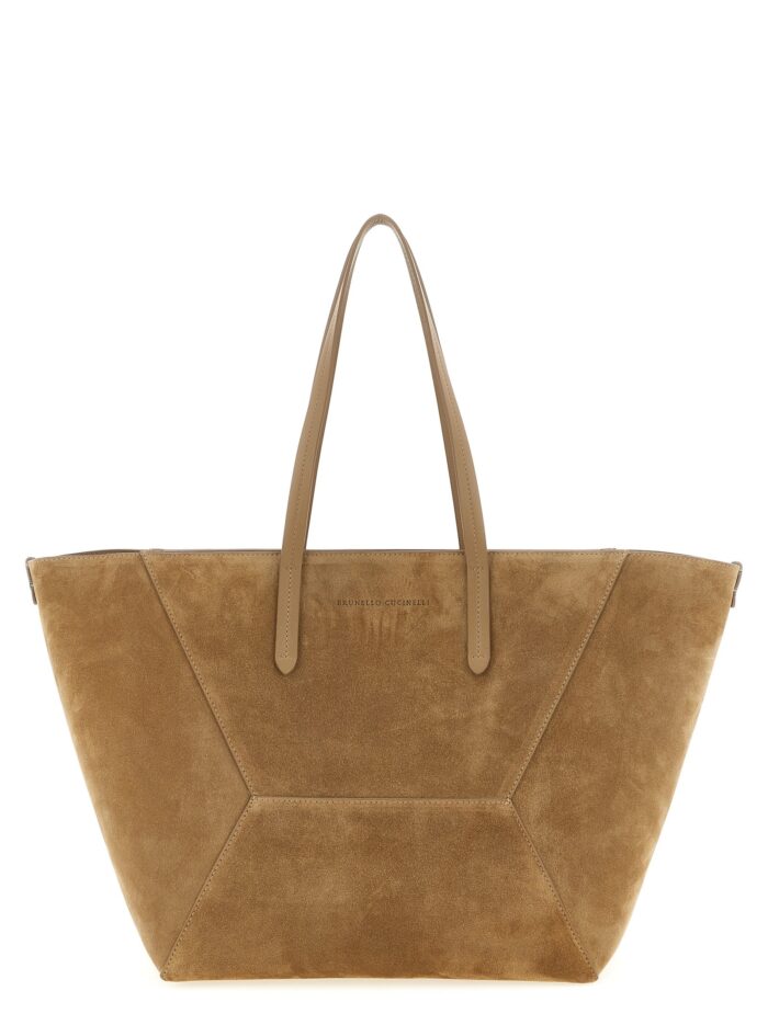 brunello cucinelli 'bc duo' maxi shoulder bag Brunello Cucinelli 'BC Duo' Maxi Shoulder Bag