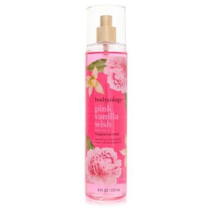 Bodycology Pink Vanilla Wish By Bodycology - Fragrance Mist Spray 8 Oz