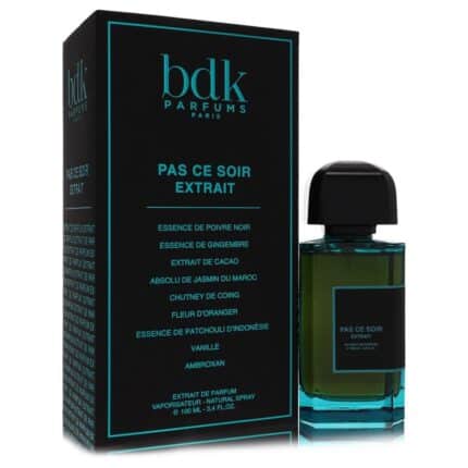 Bdk Pas Ce Soir By Bdk Parfums - Extrait De Parfum Spray (Unisex) 3.4 Oz