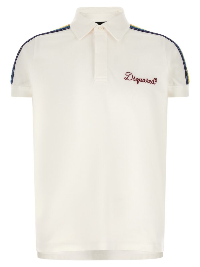 dsquared2 'be proud' polo shirt Dsquared2 'Be Proud' Polo Shirt
