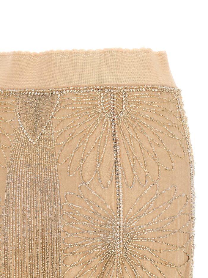 The Attico Beads Embroidery Skirt