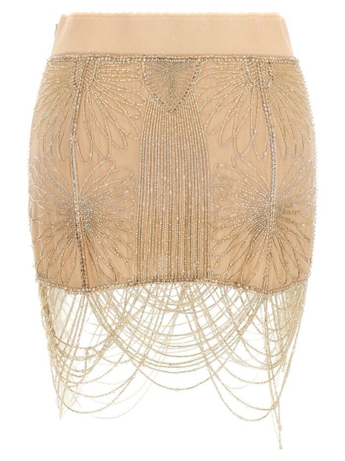 The Attico Beads Embroidery Skirt