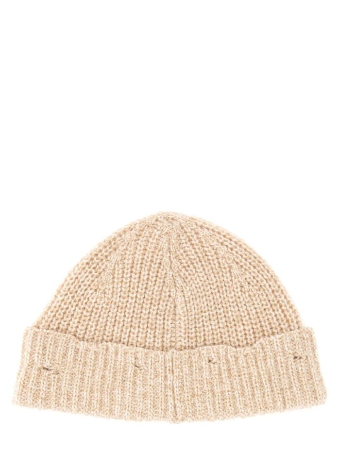 BEANIE HAT WITH "MARNI MENDING" EMBROIDERY