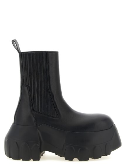 RICK OWENS 'Beatle Mega Tractor' Ankle Boots
