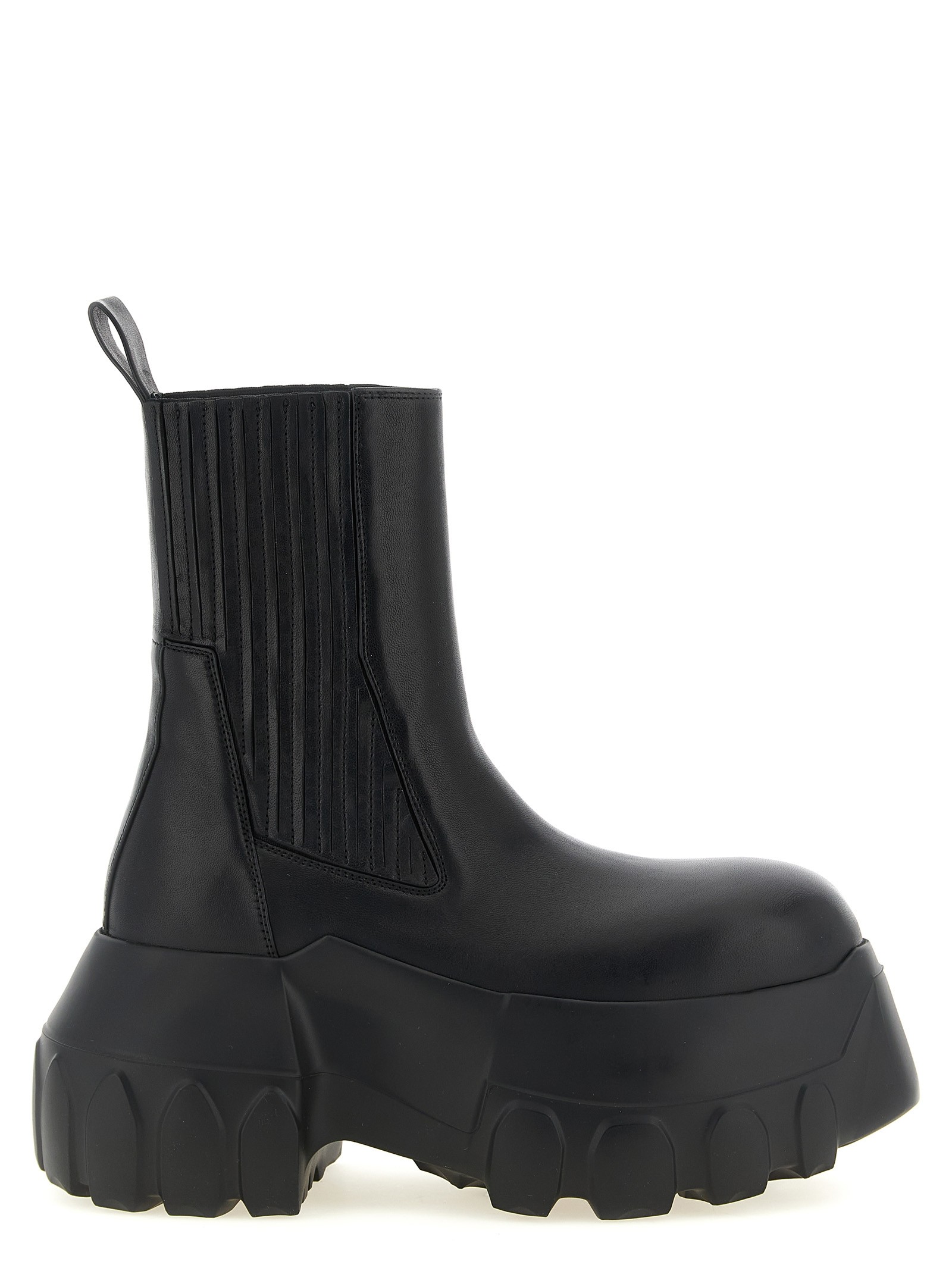 RICK OWENS 'Beatle Mega Tractor' Ankle Boots