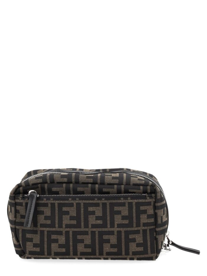 Fendi Beauty Case Con Doppia Zip Small