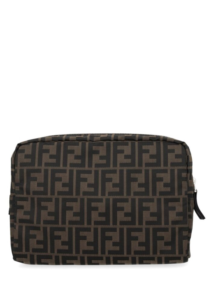 Fendi Beauty Case Medium In Tessuto Superlight FF