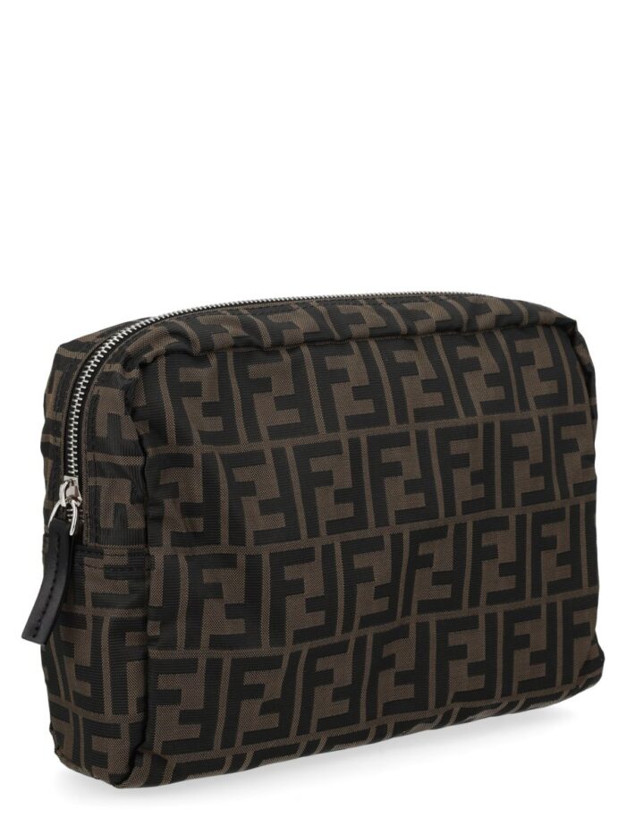 Fendi Beauty Case Medium In Tessuto Superlight FF