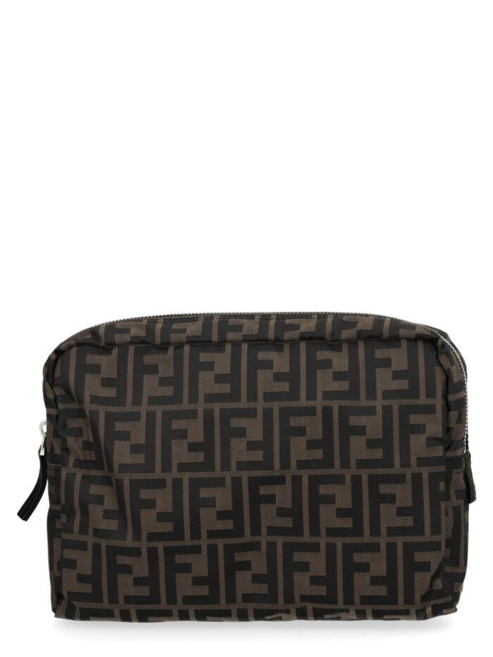 Fendi Beauty Case Medium In Tessuto Superlight FF