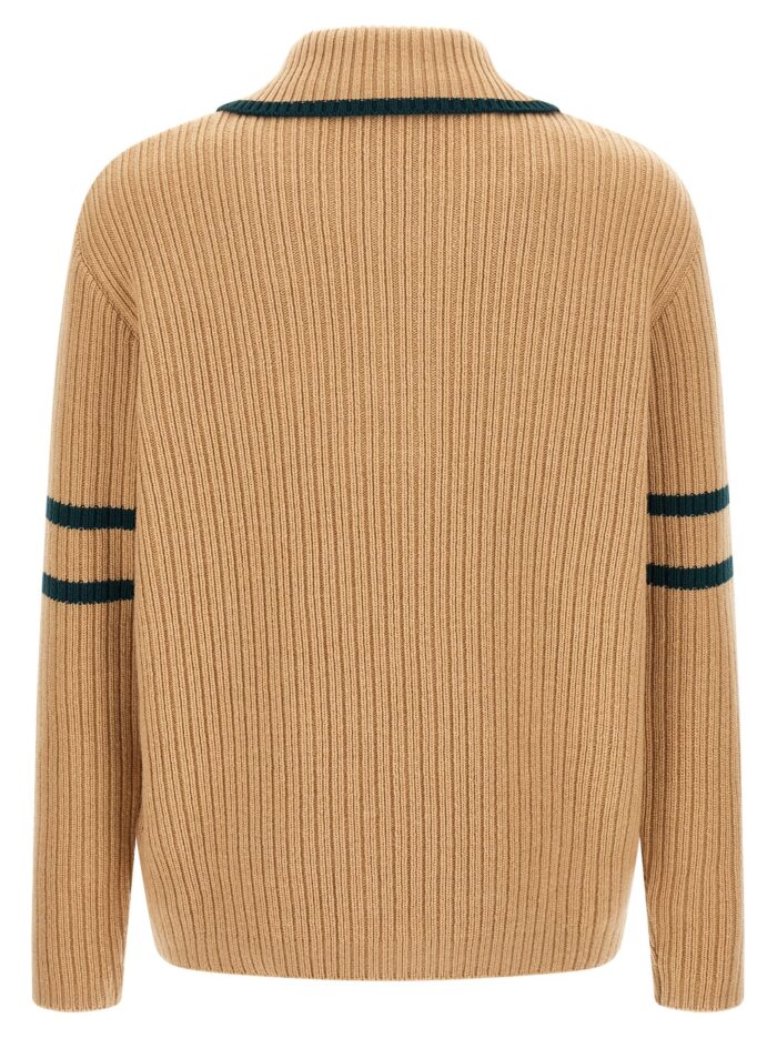 Lacoste Beige 'Archive Edition' Sweater