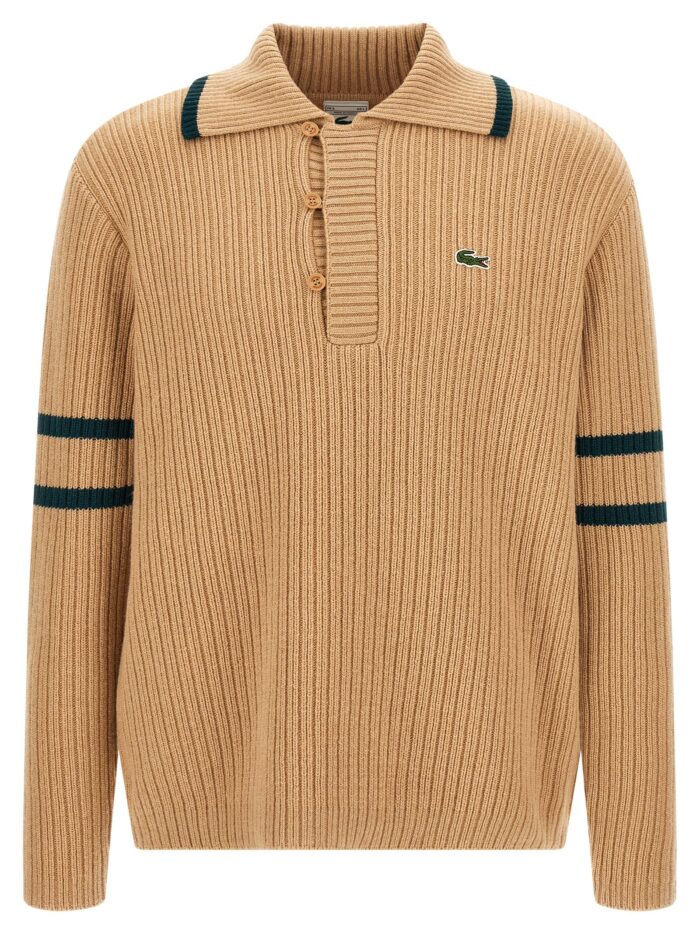lacoste beige 'archive edition' sweater Lacoste Beige 'Archive Edition' Sweater