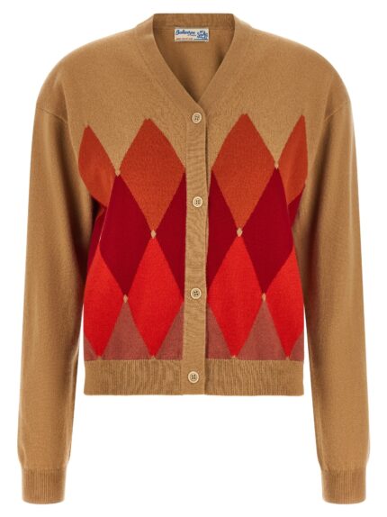Ballantyne Beige 'Diamond' Cardigan