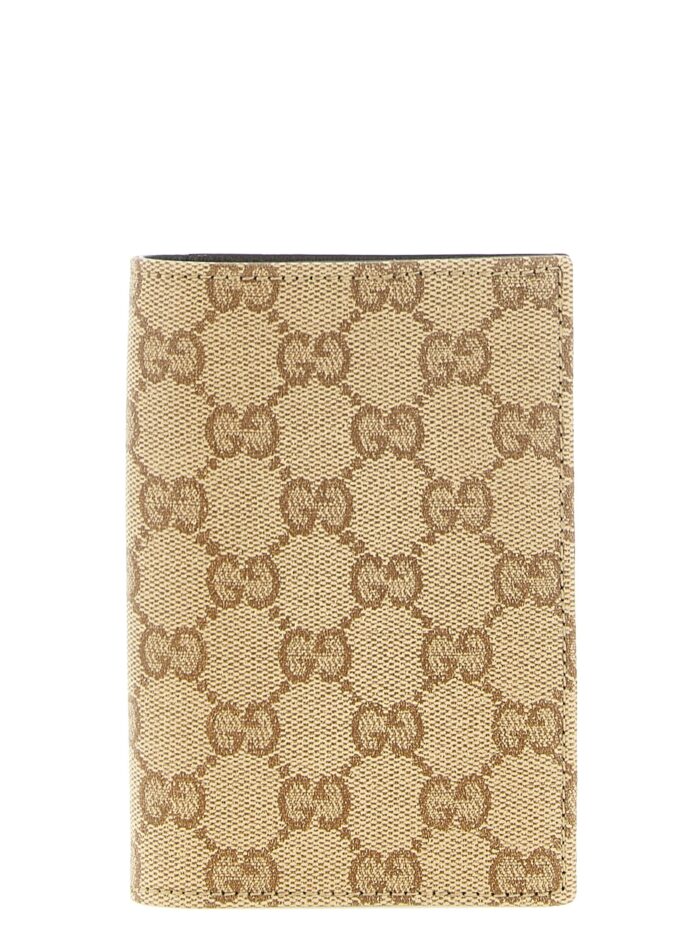beige 'gucci essence classic' passport holder Beige 'Gucci Essence Classic' Passport Holder