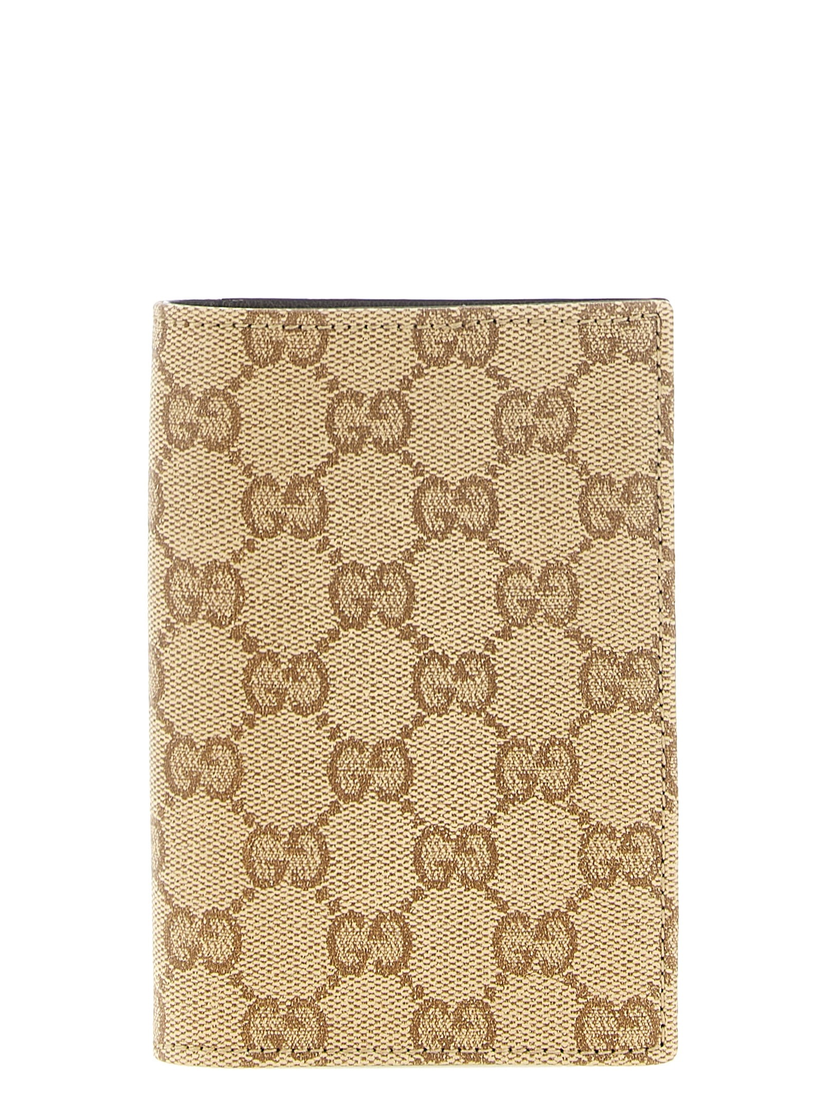 Beige 'Gucci Essence Classic' Passport Holder
